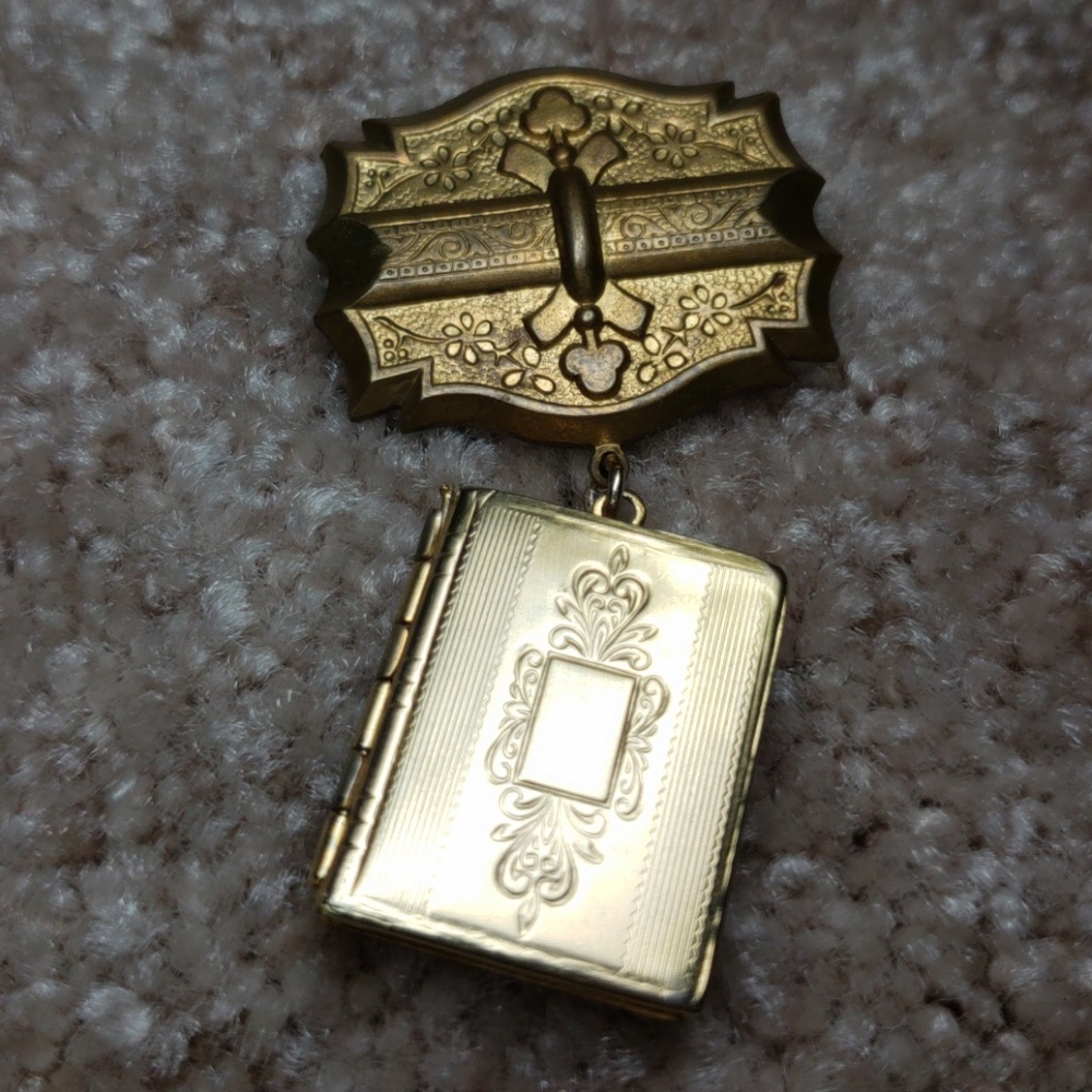 Vintage Book Locket